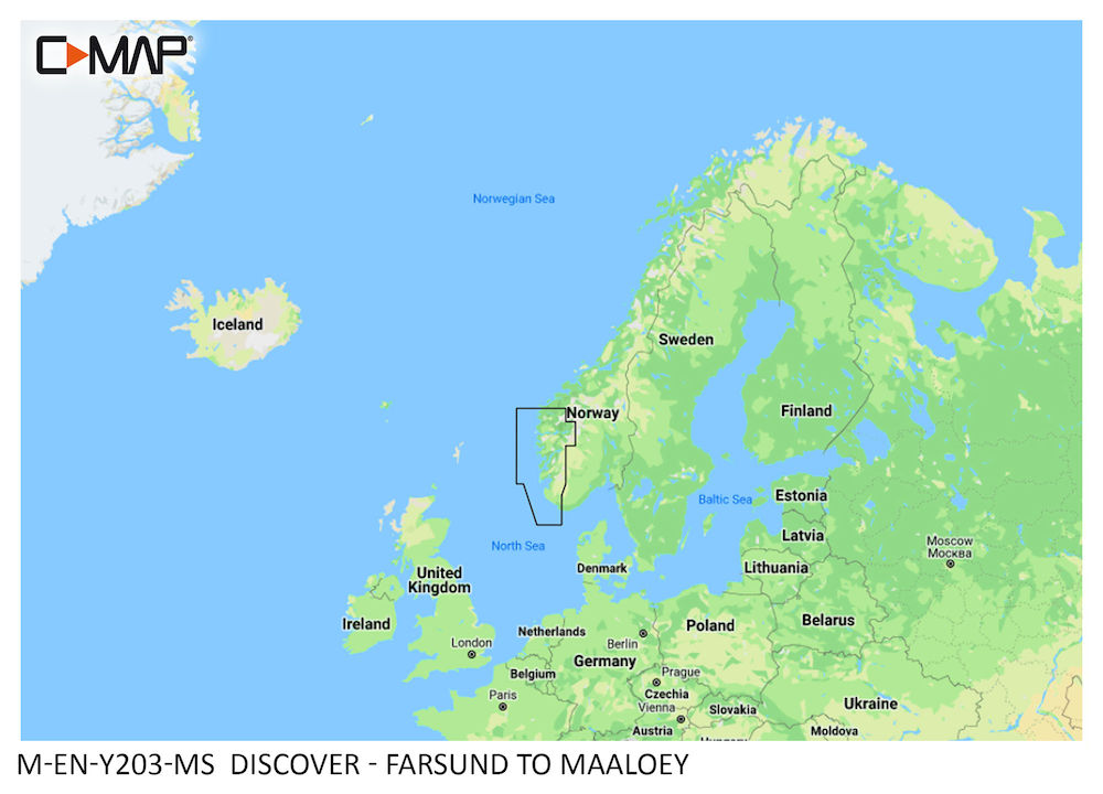 C-MAP® DISCOVER™ - Farsund to Maaloey