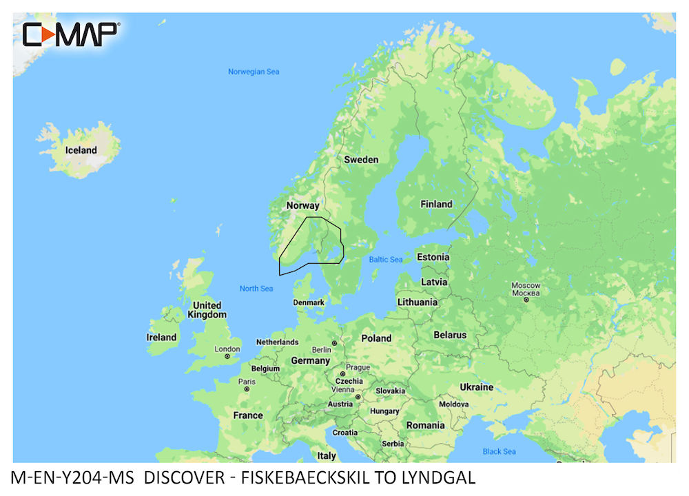 C-MAP® DISCOVER™ - Fiskebaeckskil to Lyndgal