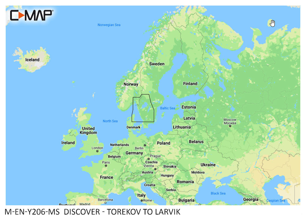 C-MAP® DISCOVER™ - Torekov to Larvik