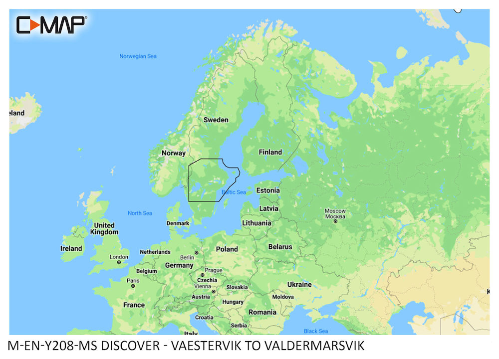 C-MAP® DISCOVER™ - Vaestervik to Valdermarsvik
