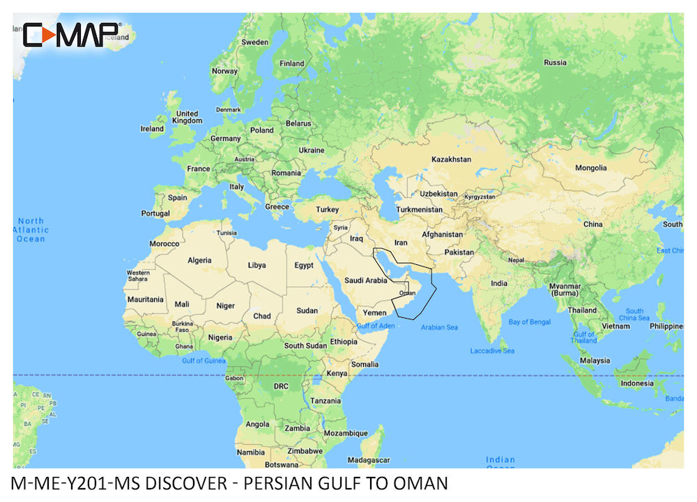 C-MAP® DISCOVER™ - Persian Gulf to Oman